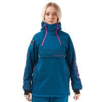 Dragonfly Куртка-анорак сноубордическая DF Uktus Woman Dark Ocean - Pink в Омске