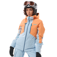 Dragonfly Куртка горнолыжная утепленная Gravity Woman 2025 Mock Orange-Light Blue в Омске