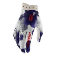 100% Мотоперчатки текстильные ITrack Blue/White 2026 в Омске