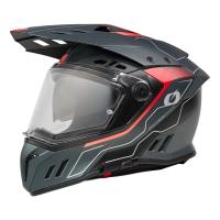 Oneal Шлем кроссовый со стеклом Sierra RS Echo красный/черный в Омске