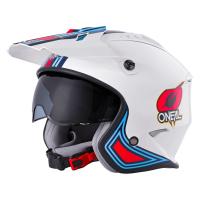 ONEAL Шлем открытый Volt MN1, глянец Белый/красный в Омске