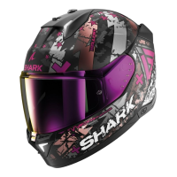 Shark Шлем Skwal i3 Hellcat Mat Black/Chrome/Violet в Омске