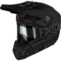 FXR Шлем Clutch Cold Stop QRS Electric 22 Black Ops в Омске