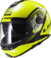LS2 Мотошлем снегоходный FF325 Strobe Electric Snow Civik Желтый/Черный в Омске