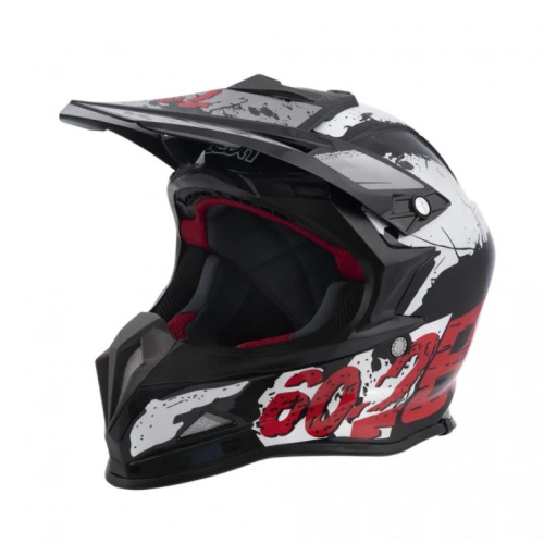 Beon Шлем B-602 Black White Red в Омске