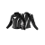 Shima Куртка Кожаная женская Miura 2.0 Black/White в Омске