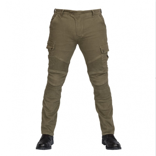 MadBull Мотобрюки Cargo JS Stretch Olive в Омске