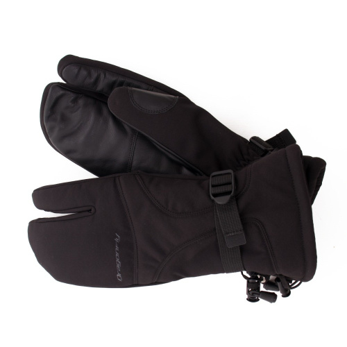 Dragonfly  Варежки снегоходные DF Snowmobile Mittens Black в Омске