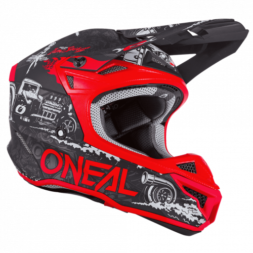 ONEAL Кроссовый шлем 5Series HR Черный/Красный в Омске