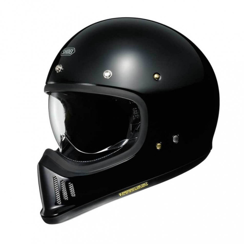 Shoei Мотошлем EX-Zero Plain Черный глянцевый в Омске