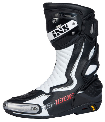 IXS Мотоботы RS-1000 черный/белый в Омске