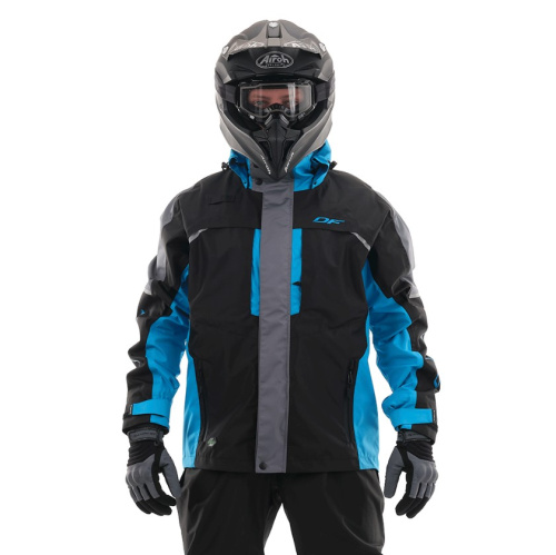 Dragonfly Куртка мембранная Quad Pro Black-Blue в Омске