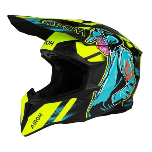 Airoh Шлем Wraaap Cyber Yellow Matt в Омске