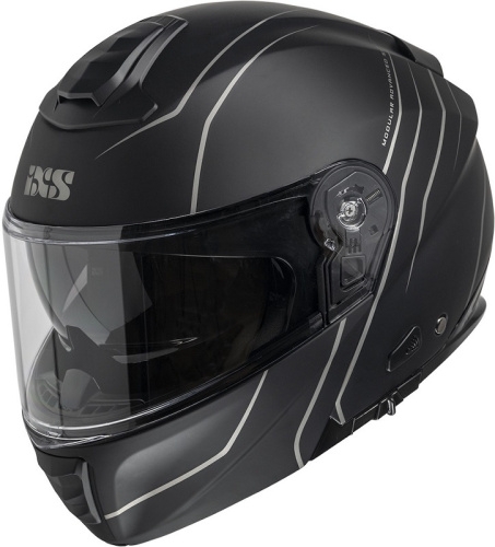 IXS Шлем модуляр iXS460 черный серый матовый в Омске