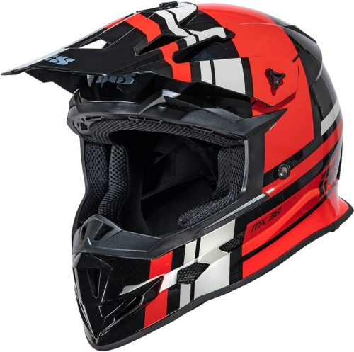 IXS Мотошлем iXS361 2.3 Черно-красный в Омске