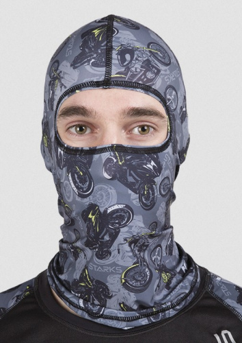 Starks Подшлемник Light Print Moto Серый принт в Омске