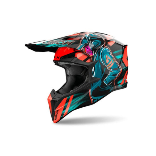 Airoh Шлем Wraaap Cyber Orange Glossy в Омске