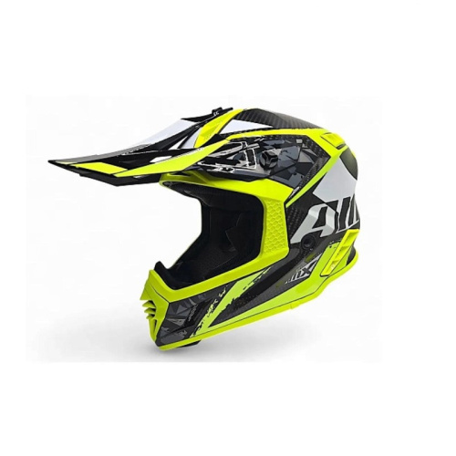 AiM Шлем RH855 Carbon Terrain Black/Yellow в Омске