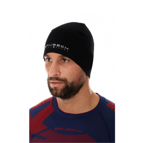 Brubeck Шапка шерстяная Active Wool Черная в Омске