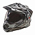 AIM Шлем кросс/эндуро JK802S Black/Grey/White в Омске