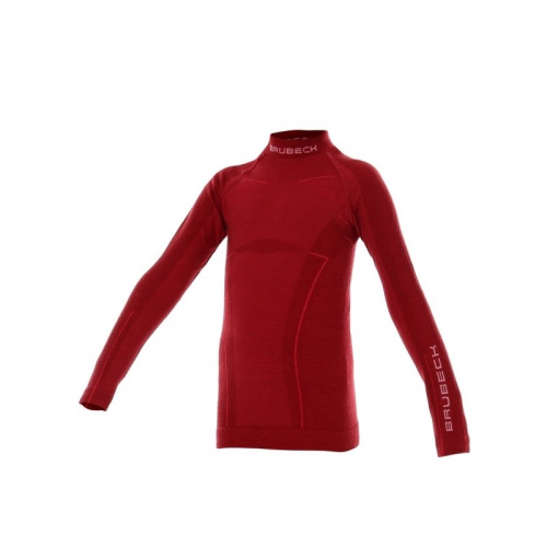 Brubeck Футболка на девушку Active Wool Бордовый в Омске