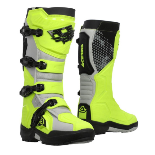 Acerbis Мотоботы кроссовые Artiglio Fluo Yellow/White в Омске