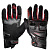 Sweep Перчатки кожаные+текстиль Hammer Black/Red в Омске