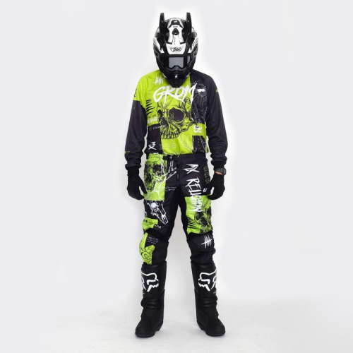 Grom Джерси MX Religion lime в Омске