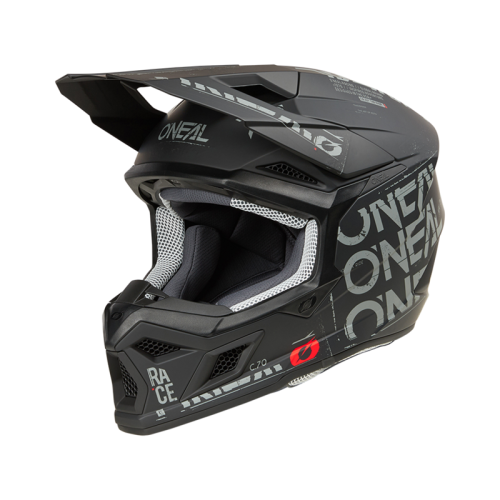 Oneal Шлем кроссовый 3Series Static черный/серый в Омске