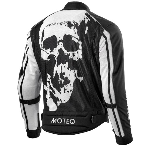 Moteq Мотокуртка текстильная сетка Rebel Черно-белая в Омске