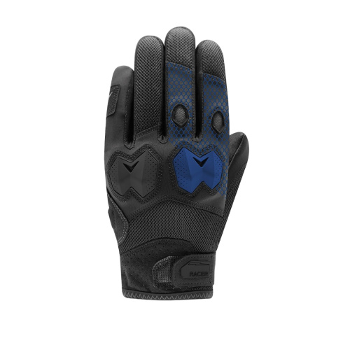 Racer Перчатки Blocks Black/Blue в Омске