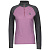 Scott Термокофта женская  Zip Defined Merino dark grey melange/cassis pink в Омске