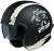 IXS Шлем Jet Helmet iXS 880 2.0 Черно-белый матовый в Омске