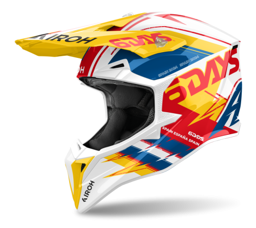 Airoh Мотошлем Wraaap Sixdays Spain 2024 Glossy в Омске