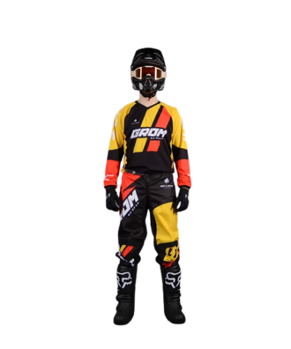 Grom Штаны кроссовые Race Redyellow в Омске