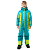 Dragonfly Зимний утепленный комбинезон Gravity Teenager Dark Green - Lime 2025 в Омске