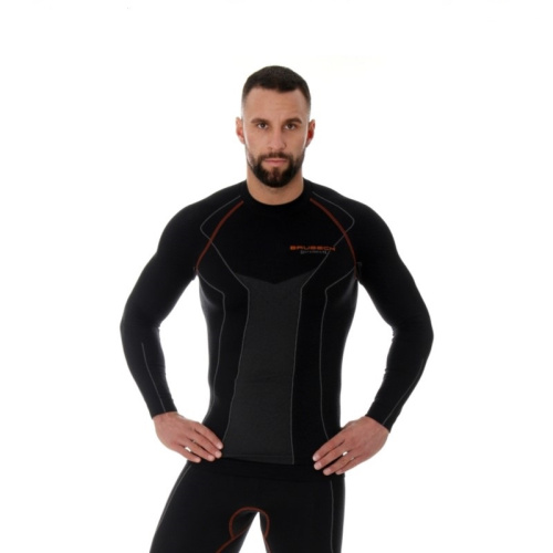 Brubeck Футболка мужская Thermo Protect черный в Омске