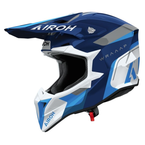 Airoh Шлем Wraaap Conquer Blue Gloss в Омске