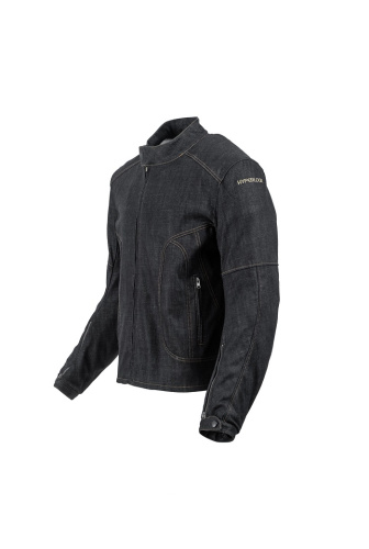 Hyperlook Мотокуртка джинсовая Lion denim Синий в Омске