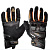 Sweep Перчатки кожаные+текстиль Hammer Black/Orange в Омске