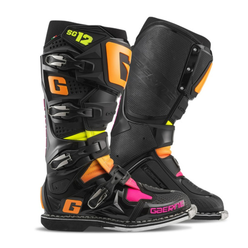 Gaerne Мотоботы SG-12 Black/Orange/Pink в Омске