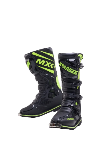 Starezzi Мотоботы Roma Black Fluo Yellow в Омске
